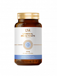 Липосомальный Цинк + Витамин C/Zinc Glycinate + Vitamin C, 60 капсул