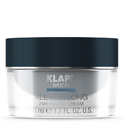 KLAPP Гидрокрем для мужчин 24 часа/ MEN All Day Long 24h Hydro, 50мл
