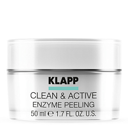 KLAPP Энзимный пилинг для лица CLEAN&ACTIVE, 50 мл