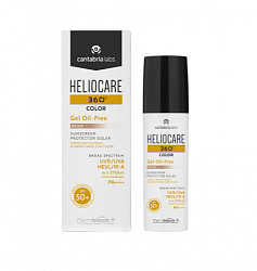 Тональный солнцезащитный гель с СПФ 50+ (бежевый)/ Heliocareº Color Gel Oil-Free Beige SPF 50+, 50 мл