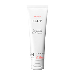 KLAPP Солнцезащитный крем для лица 50 SPF/ MLP Sun Protection Triple ActionFacial Sunscreen 50 SPF, 50 мл